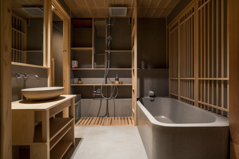 30 Japandi Bathroom Design Ideas for a Serene Space