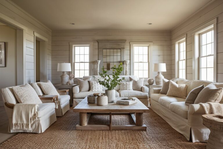 10 Farmhouse Living Room Ideas for a Rustic and Cozy Feel