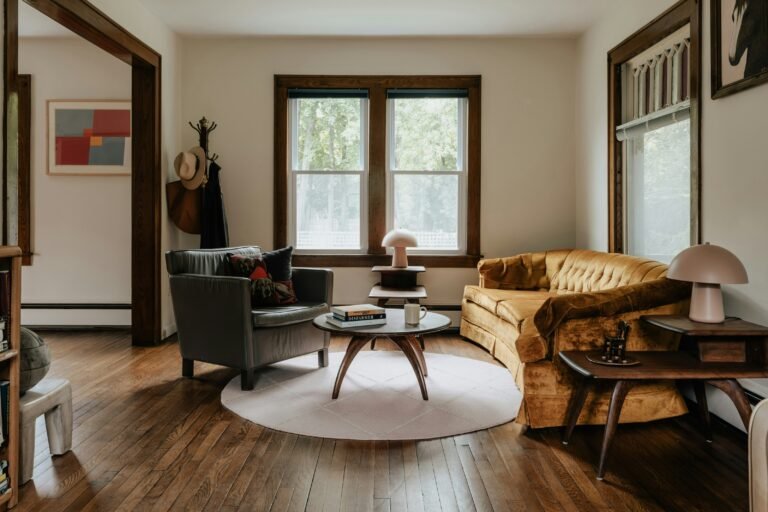 How to Create a Stylish Mid Century Living Room on a Budget