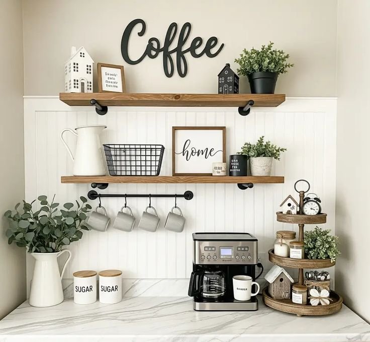 15 Coffee Station Ideas for a Cozy, Pinterest-Worthy Setup